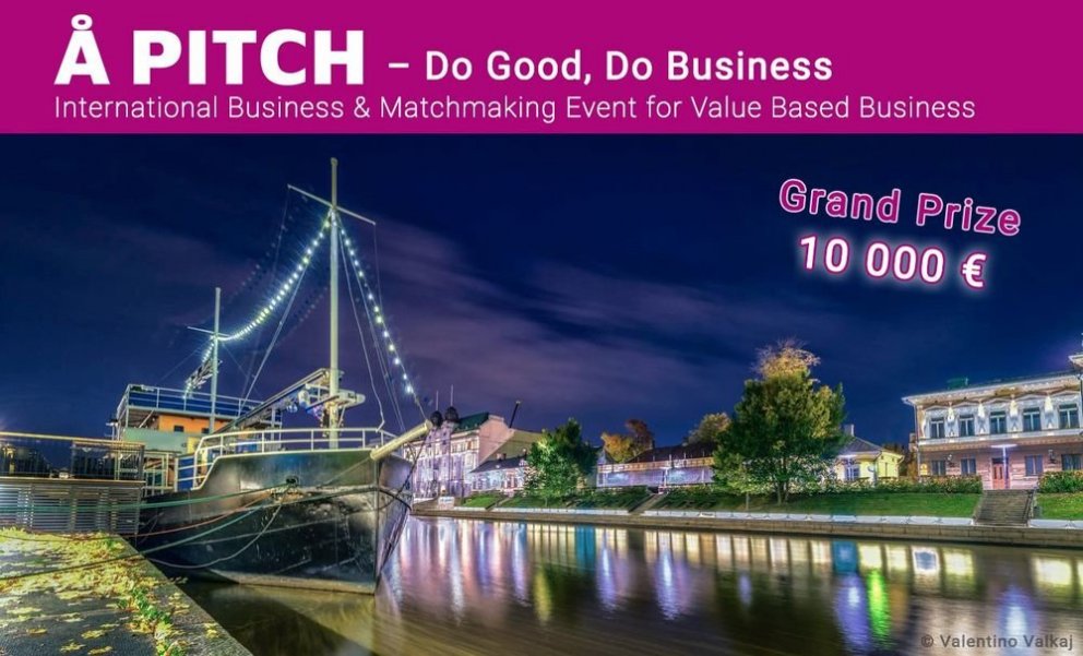 Å Pitch í Turku - styrkur í boði fyrir þátttakendur