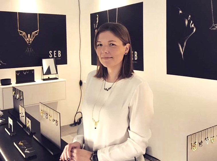 Hönnuður SEB Jewellry, Sigríður Edda Bergsteinsdóttir.