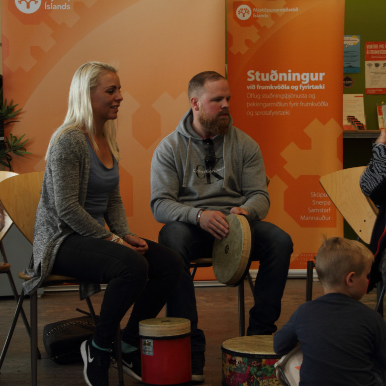 Frábær stemmning á takt- og tóngerðarsmiðju