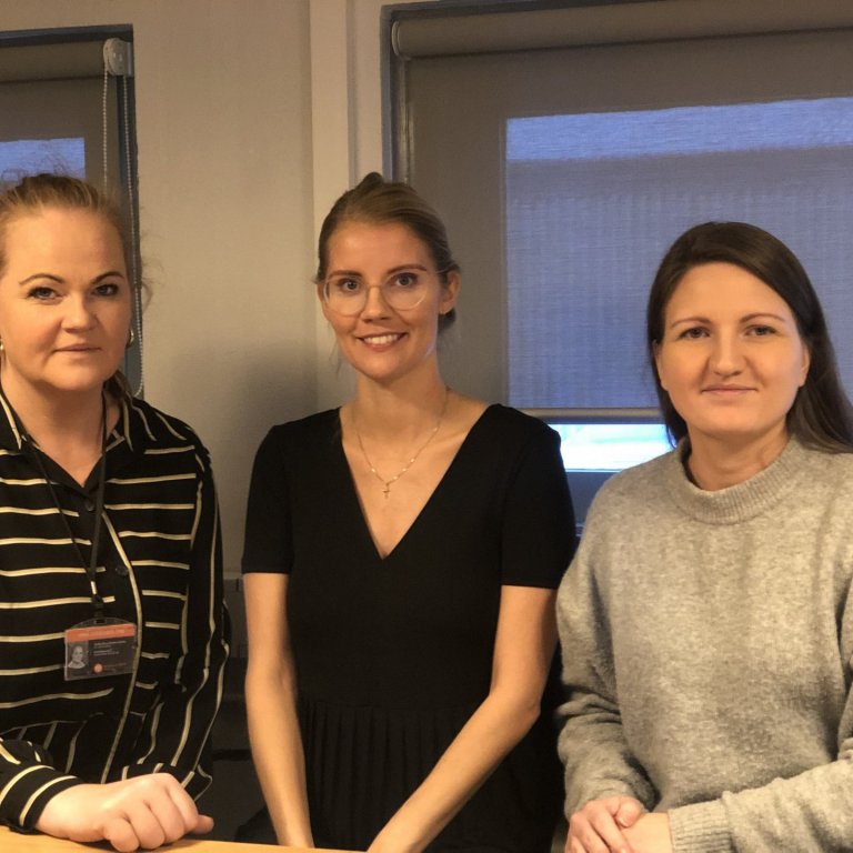 Hulda Birna Kjærnested Baldursdóttir verkefnastjóri Nýsköpunarmiðstöðvar og frumkvöðlarnir Svala Jó…