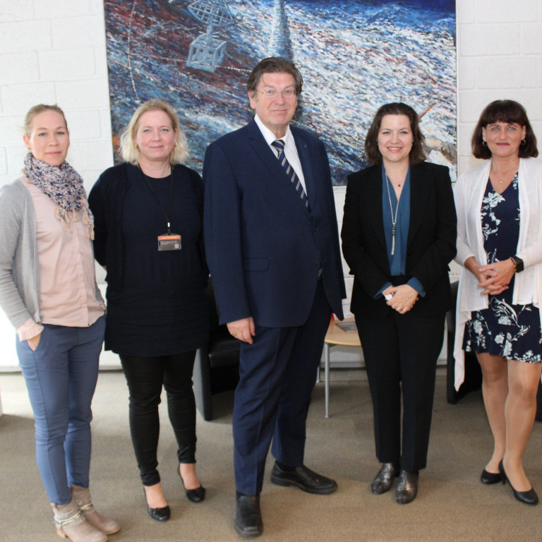 Guðbjörg Óskarsdóttir, Berglind Hallgrímsdóttir, Þorsteinn I. Sigfússon, Eliza Reid og Sigríður Ingv…