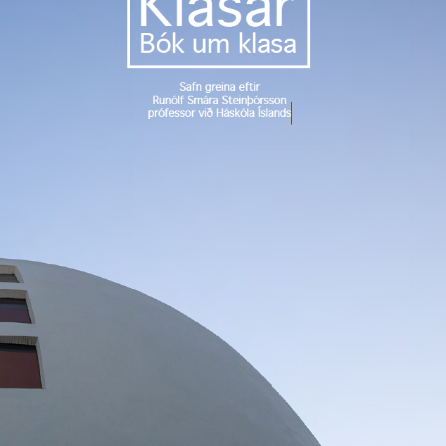 Klasar - Bók um klasa er komin út