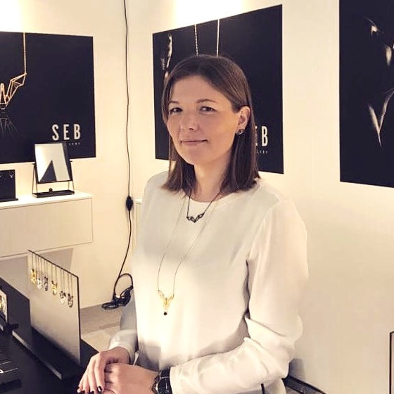 Hönnuður SEB Jewellry, Sigríður Edda Bergsteinsdóttir.