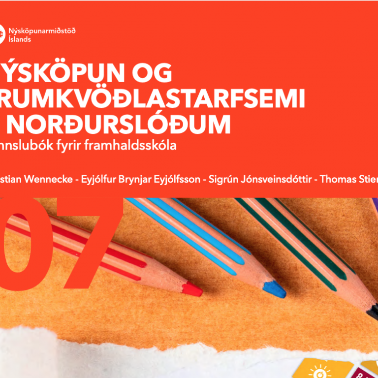Ný bók fyrir framhaldsskóla um nýsköpun